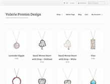 Tablet Screenshot of prestonjewelry.com